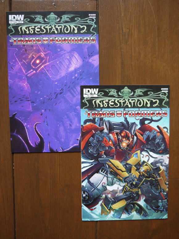 Infestation 2 Transformers (2012 IDW) Complete Set - Mycomicshop.be