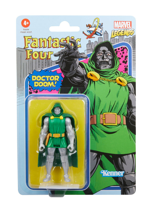 Fantastic Four Marvel Legends Retro Collection Action Figure 2022 Doctor Doom 10 cm - Mycomicshop.be