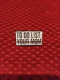 'To do list' enamel pin - Mycomicshop.be
