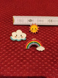 "Cloud Sun Rainbow" Enamel Pin Set - Mycomicshop.be