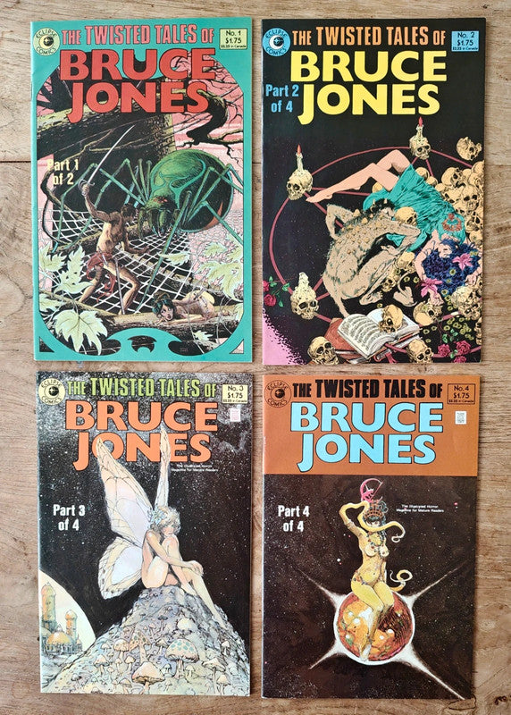 Twisted Tales of Bruce Jones (1986) Complete set of 4 - Mycomicshop.be