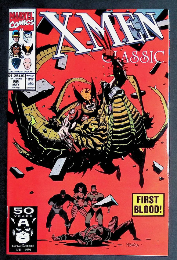 X-Men Classic (1986-1995 Marvel) Classic X-Men #59