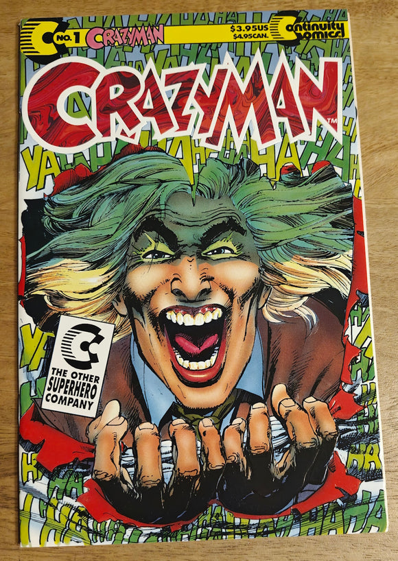 Crazyman (Continuity, 1992) Complete set - Mycomicshop.be