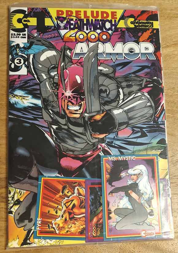 Deathwatch 2000 1 (bagged + trading card) - Mycomicshop.be