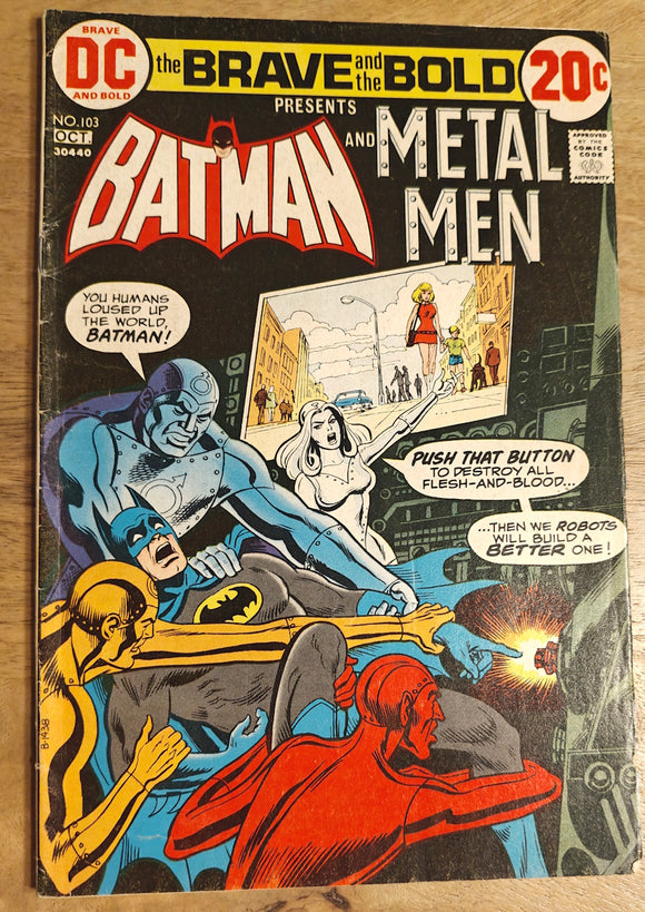 Brave and The Bold #103 (DC, 1972) - Mycomicshop.be