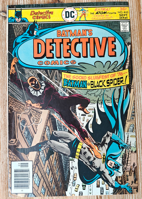 Detective Comics 463 (DC, 1976) 1st Black Spder + 1st Calculator - Mycomicshop.be