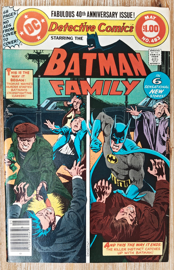 Detective Comics 483 (DC, 1979) First appearance of Maxie Zeus! - Mycomicshop.be