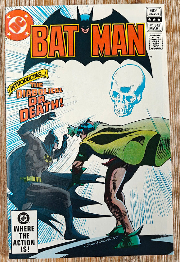 Batman 345 (DC, 1982) - Mycomicshop.be