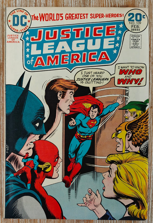 Justice League of America (1960 1st Series) #109