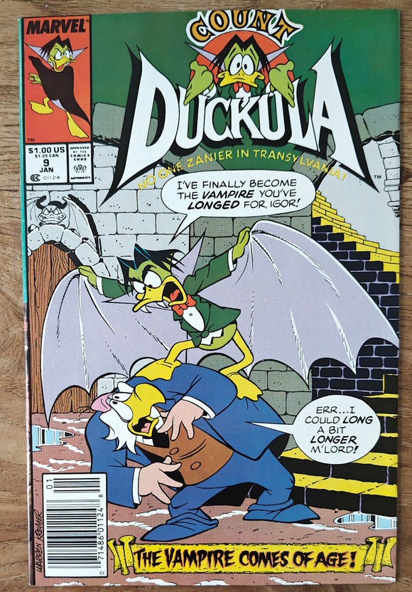 Count Duckula (1989 Marvel) #9