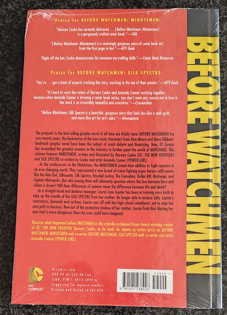 Before Watchmen: Minutemen/Silk Spectre HC (2013 DC) Deluxe Edition