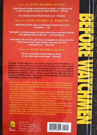 Before Watchmen: Nite Owl/Dr. Manhattan HC (2013 DC) Deluxe Edition