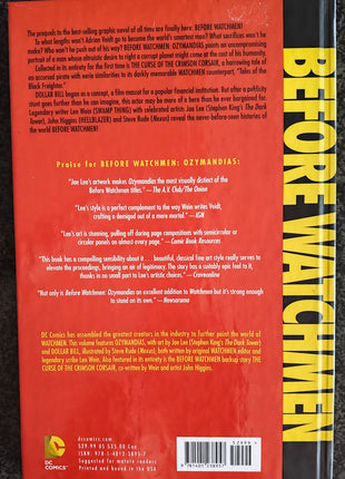 Before Watchmen: Ozymandias/Crimson Corsair HC (2013 DC) Deluxe Edition