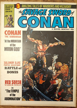 Savage Sword of Conan (UK 1977 Marvel 2nd Series) #20