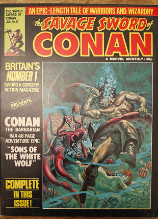 Savage Sword of Conan (UK 1977 Marvel 2nd Series) #21
