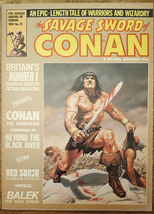 Savage Sword of Conan (UK 1977 Marvel 2nd Series) #25