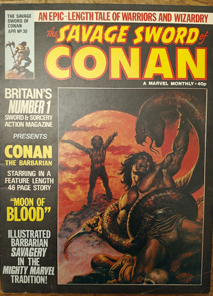 Savage Sword of Conan (UK 1977 Marvel 2nd Series) #30