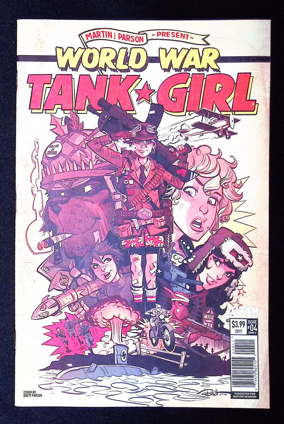 Tank Girl World War Tank Girl (2017 Titan) #4A - Mycomicshop.be