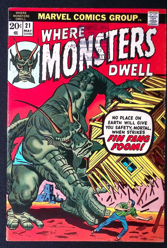 Where Monsters Dwell (1970) #21 - Mycomicshop.be