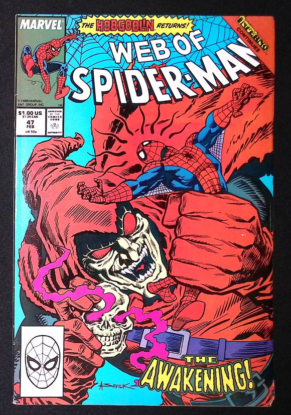 Web of Spider-Man (1985 1st Series) #47 - Mycomicshop.be