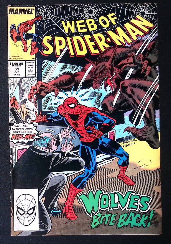 Web of Spider-Man (1985 1st Series) #51 - Mycomicshop.be