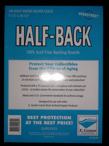 750HB - Half Backs - Silver/Gold Comics - Boards - Mycomicshop.be