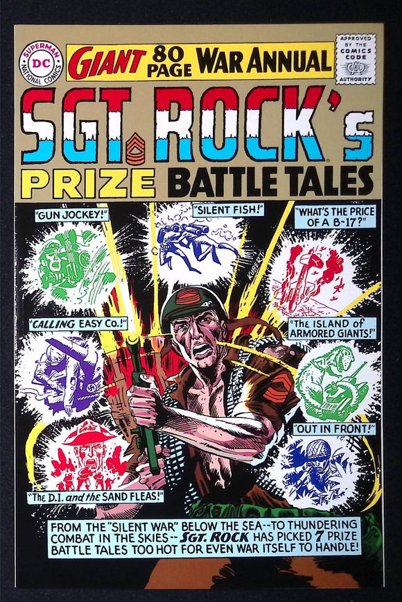 Sgt. Rock's Prize Battle Tales 80-Page Giant Replica Edition (2000) #1 - Mycomicshop.be