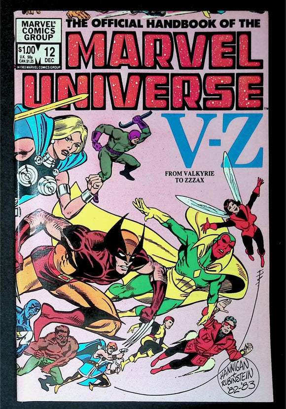 Official Handbook of the Marvel Universe (1983) #12 - Mycomicshop.be