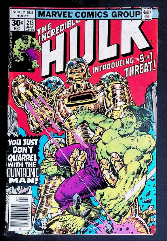 Incredible Hulk (1962 1st Series) #213