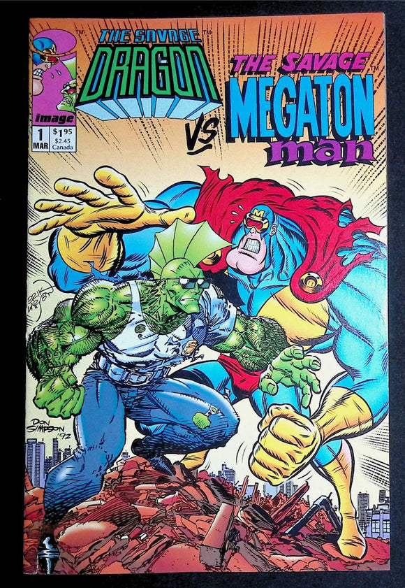 Savage Dragon vs. Savage Megaton Man (1993) #1A