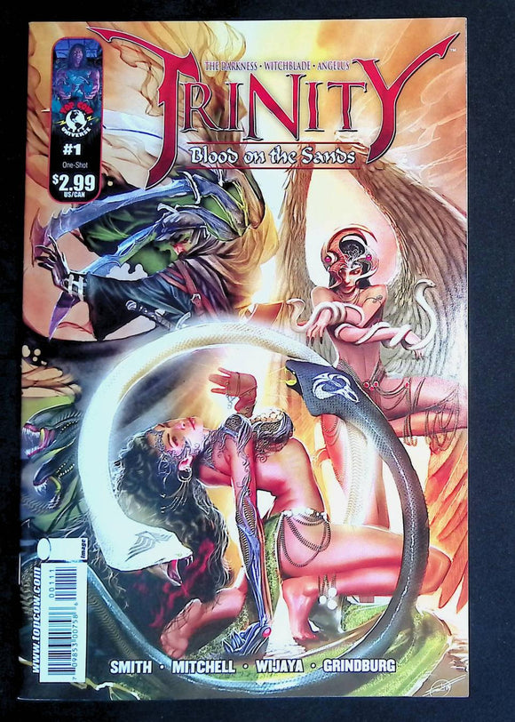 Darkness Witchblade Angelus Trinity Blood on the Sands (2009 Top Cow) #1