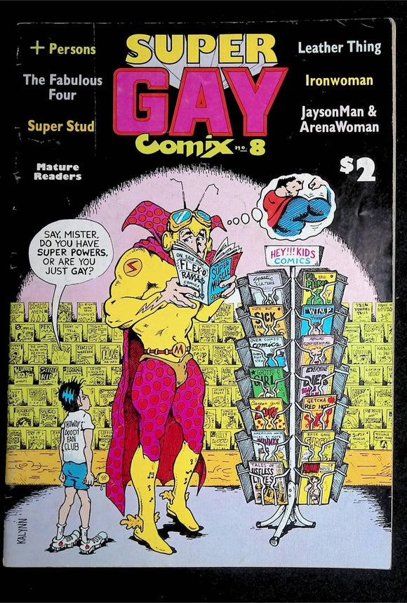 Gay Comix (1980 Kitchen Sink/Bob Ross) Gay Comics #8