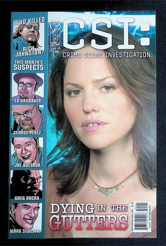 CSI Dying in the Gutters (2006) #5