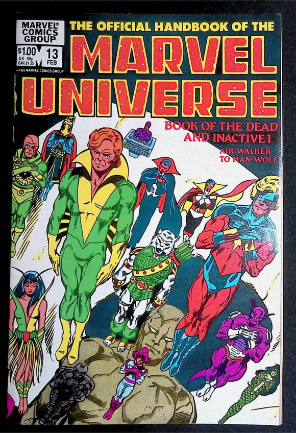 Official Handbook of the Marvel Universe (1983) #13