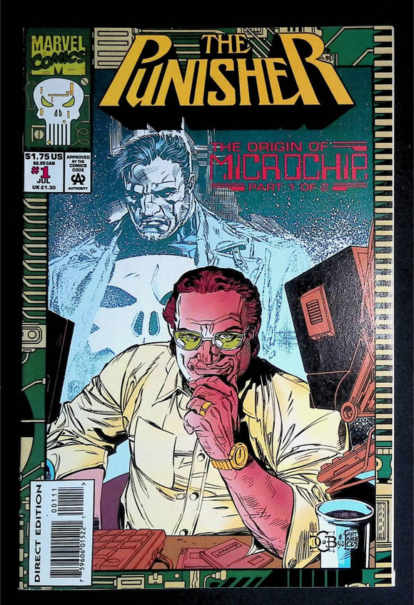 Punisher Origin of Microchip (1993 Marvel) #1