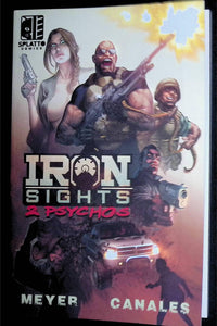 IRON SIGHTS: 2 PSYCHOS Graphic Novel Signed