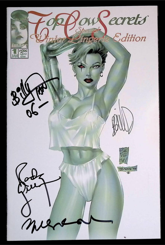 Top Cow Secrets Special Winter Lingerie Edition (1996) #1DF.SIGNED - Mycomicshop.be