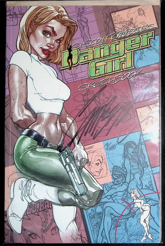 Danger Girl Sketchbook SC (2001 DC/Cliffhanger) - Mycomicshop.be