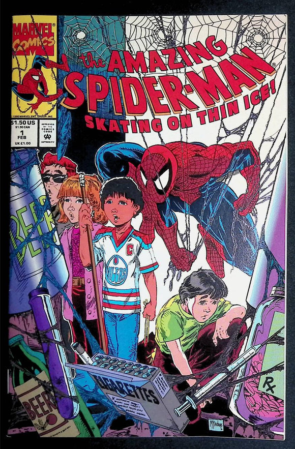 Amazing Spider-Man Skating on Thin Ice (1990) - Mycomicshop.be