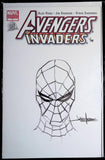Avengers Invaders (2008) #1  Jae Lee Spider-Man Sketch - Mycomicshop.be