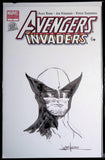 Avengers Invaders (2008) #1  Jae Lee Wolverine Sketch - Mycomicshop.be