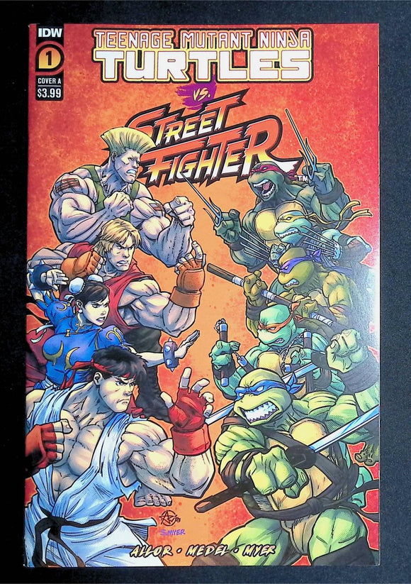 Teenage Mutant Ninja Turtles vs. Street Fighter (2023 IDW) Complete Set - Mycomicshop.be