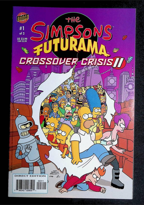 Simpsons Futurama Crossover Crisis Part II (2005) Complete Set - Mycomicshop.be