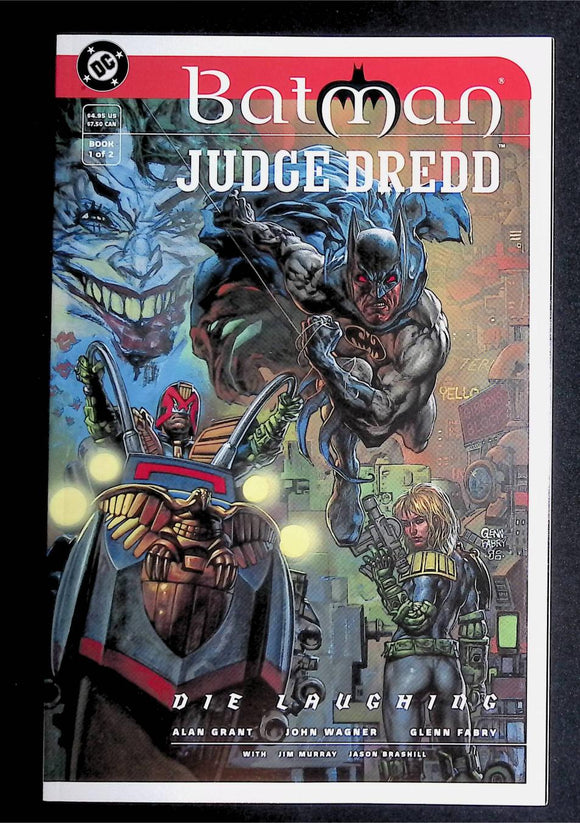 Batman Judge Dredd Die Laughing (1998) Complete Set - Mycomicshop.be