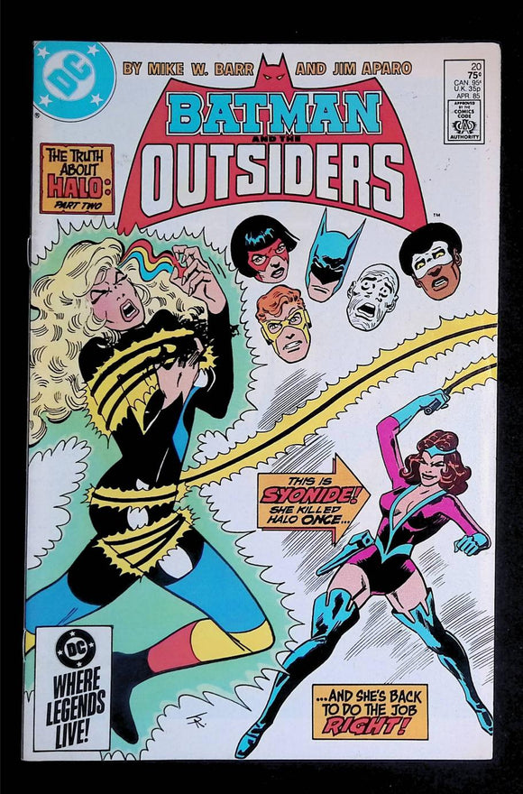 Batman and the Outsiders (1983 1st Series) #20