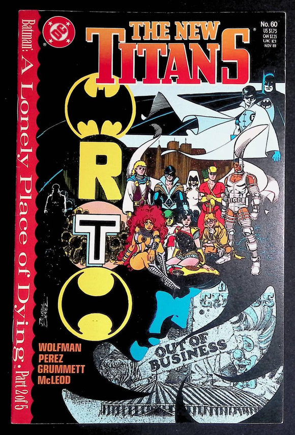New Teen Titans (1984 2nd Series) New Titans #60