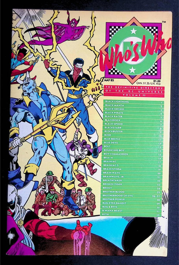 Who's Who The Definitive Directory of the DC Universe (DC, 1985)