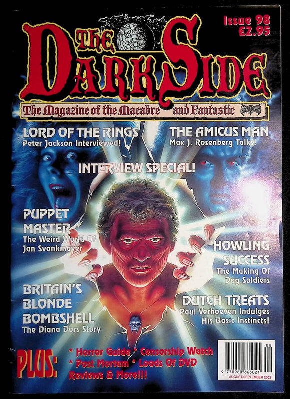 Dark Side (UK 1990-2003 Stray Cat Publishing) Magazine of the Macabre and Fantastic #98