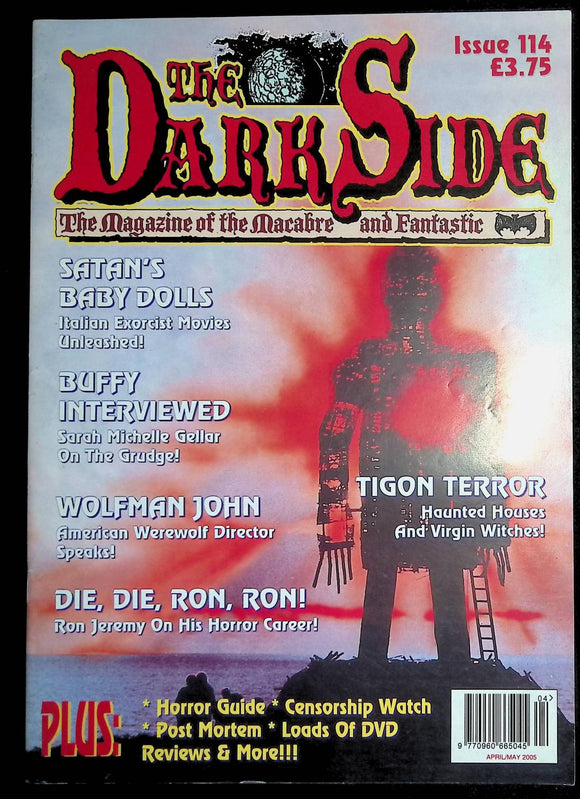 Dark Side (UK 1990-2003 Stray Cat Publ) Magazine of the Macabre and Fantastic #114