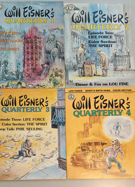 Will Eisner's Quarterly (Kitchen Sink, 1983-1986) Complete set - Mycomicshop.be